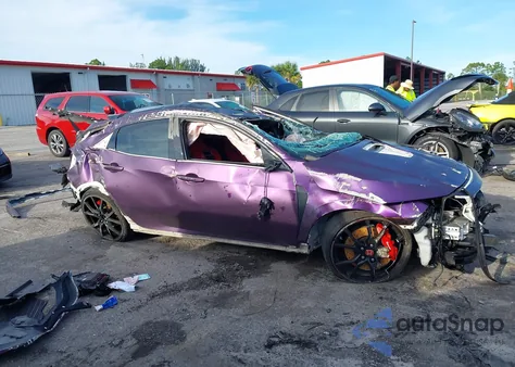 2021 Honda Civic Type R Touring из США, поврежденный, VIN SHHFK8G74MU203355